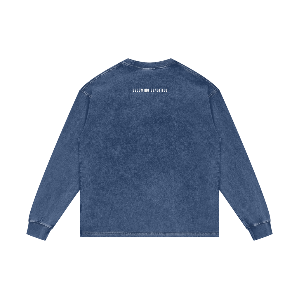 BUILT LORD TOUGH | PHILIPPIANS 4:13 | Oversize Long Sleeve T-Shirt