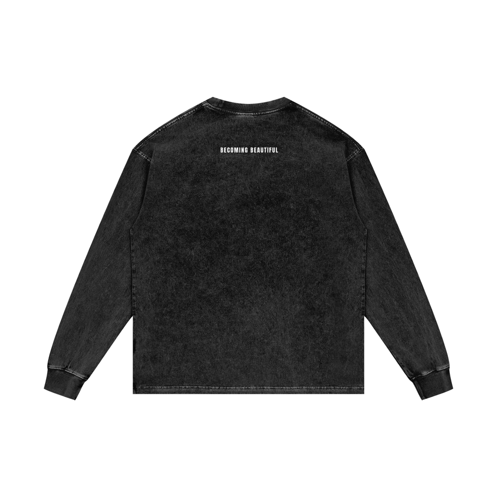 BUILT LORD TOUGH | PHILIPPIANS 4:13 | Oversize Long Sleeve T-Shirt