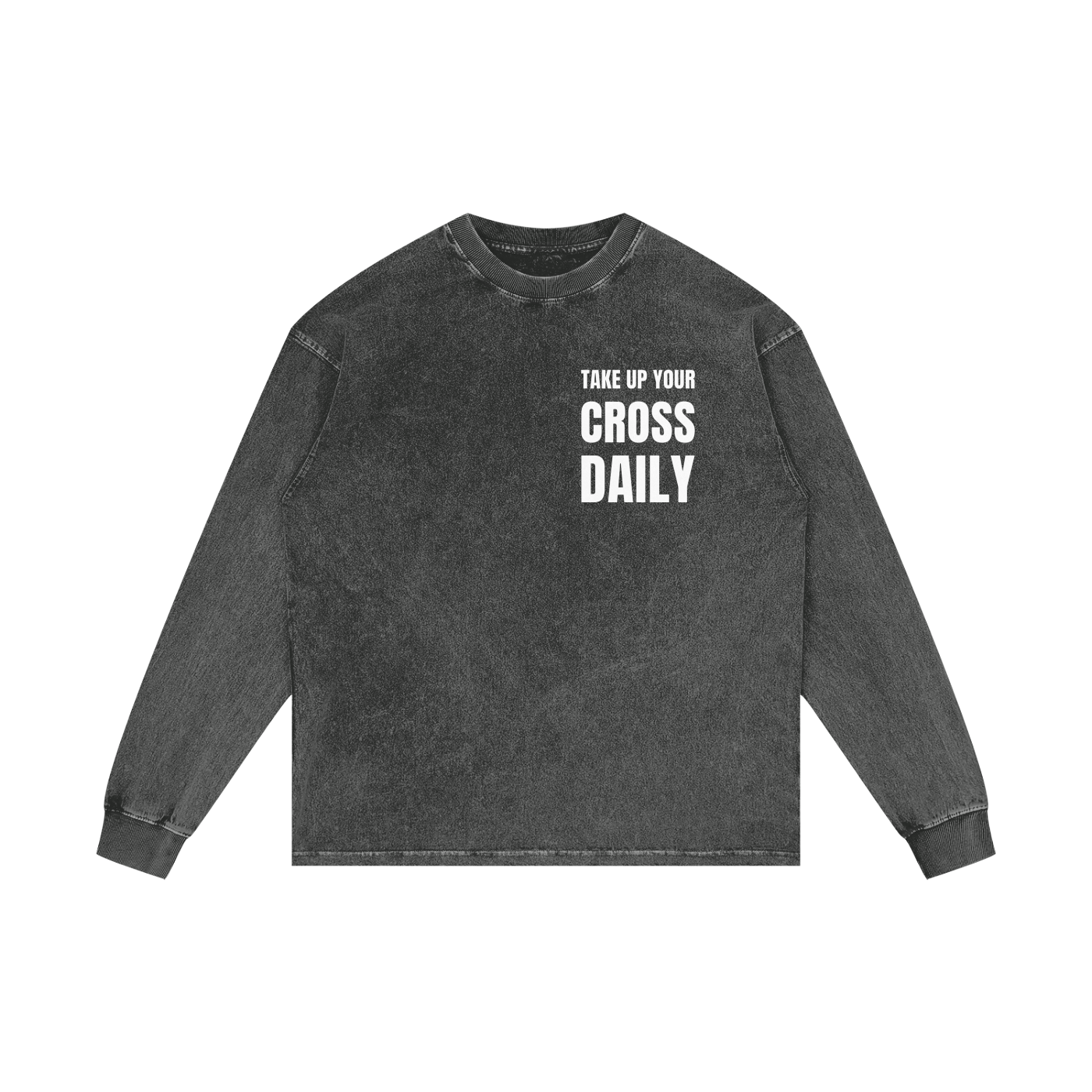THE CROSS | LUKE 9:23 | LONG SLEEVE TEE | UNISEX