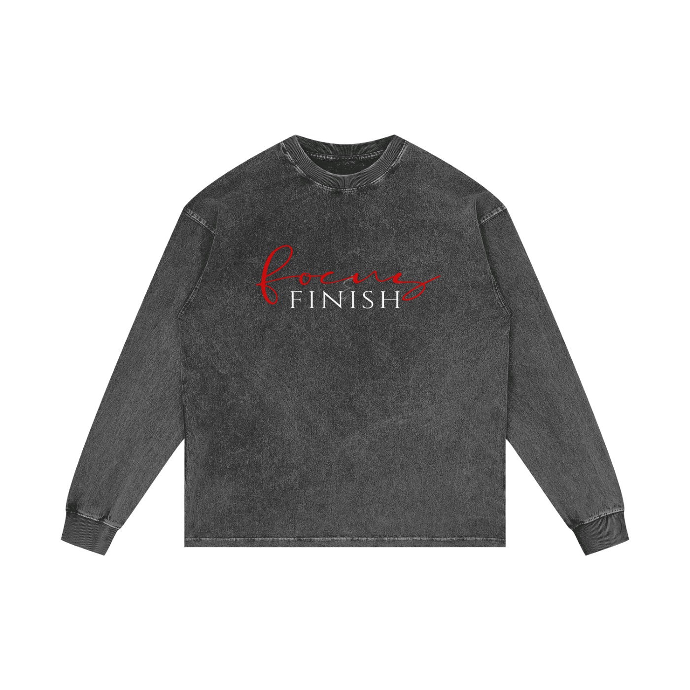 long sleeve,focus,finish
