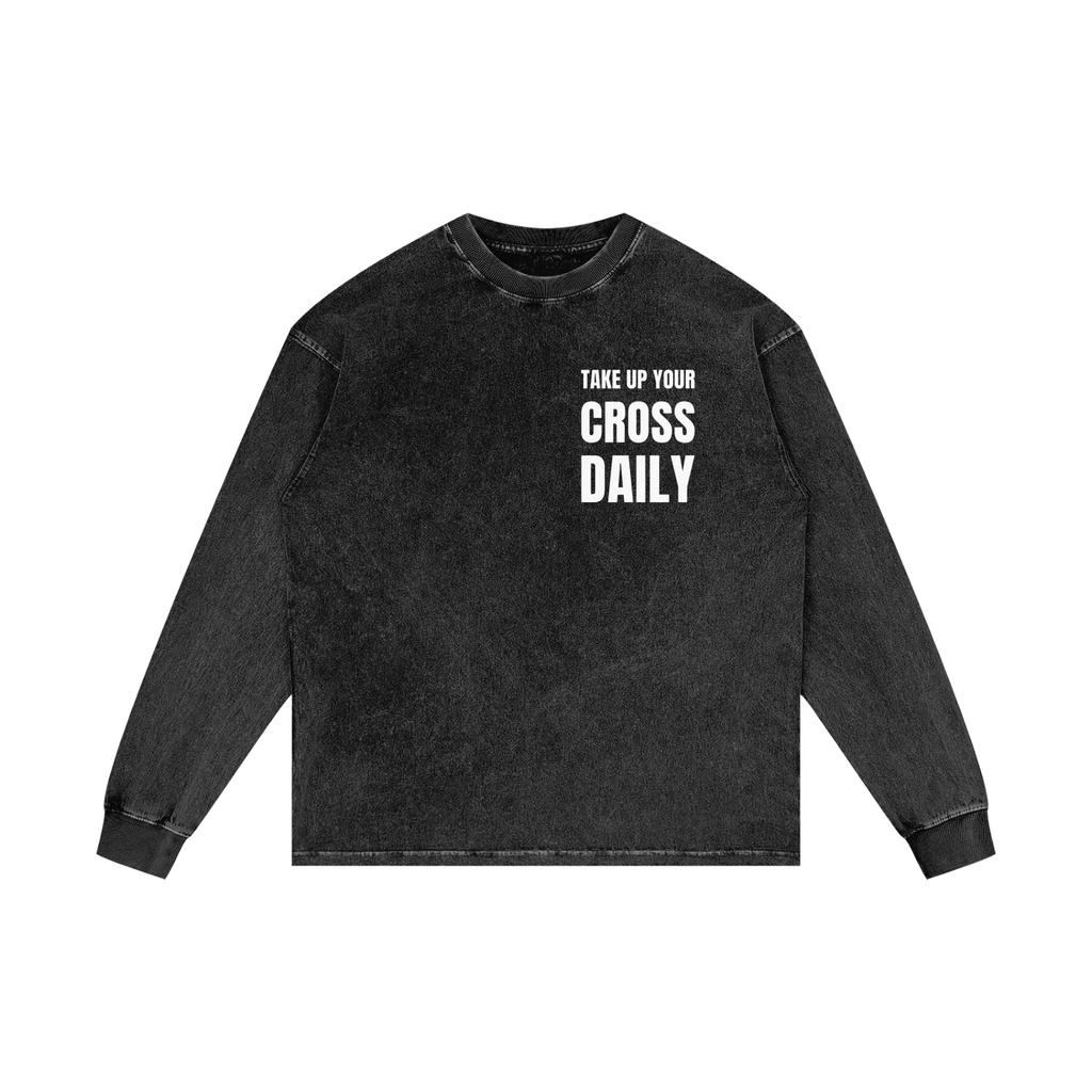 THE CROSS | LUKE 9:23 | LONG SLEEVE TEE | UNISEX