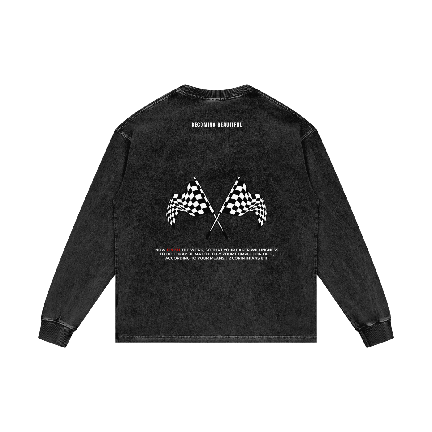 long sleeve,focus,finish