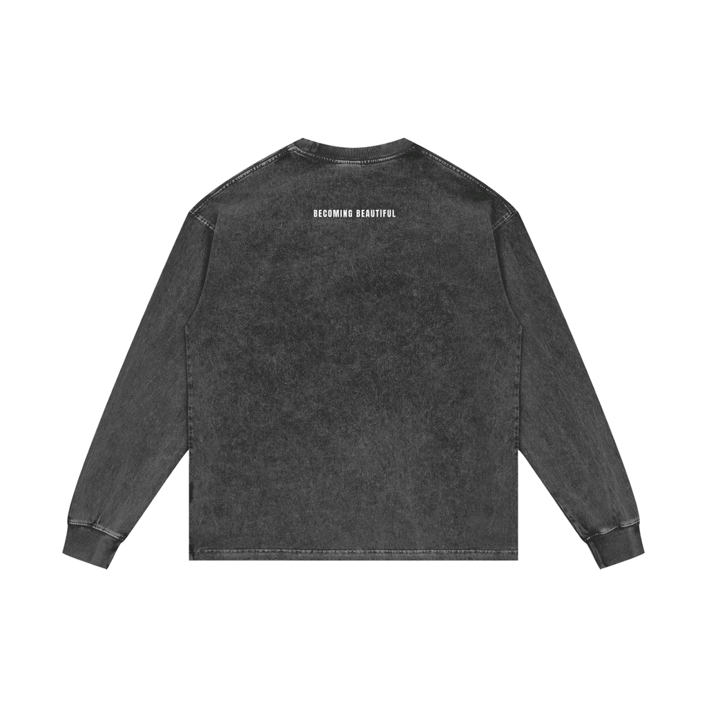 BUILT LORD TOUGH | PHILIPPIANS 4:13 | Oversize Long Sleeve T-Shirt