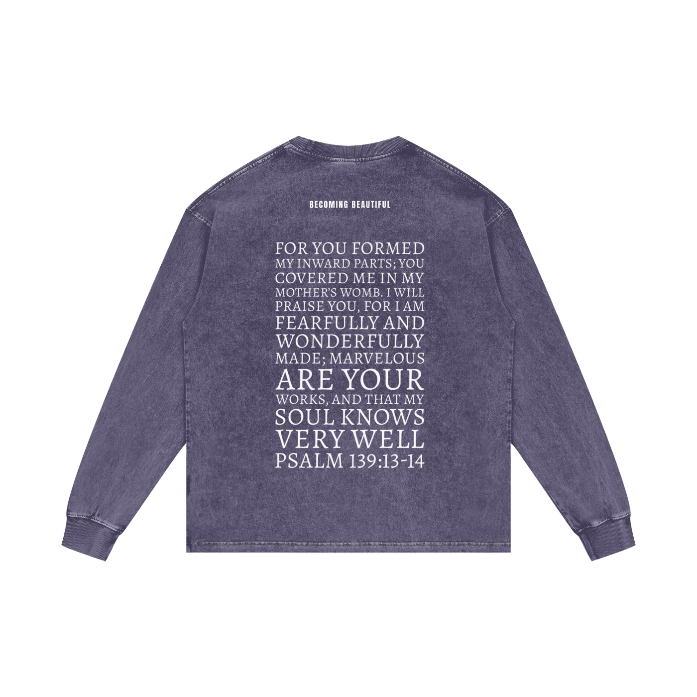 Acid Wash Oversize Long Sleeve T-Shirt