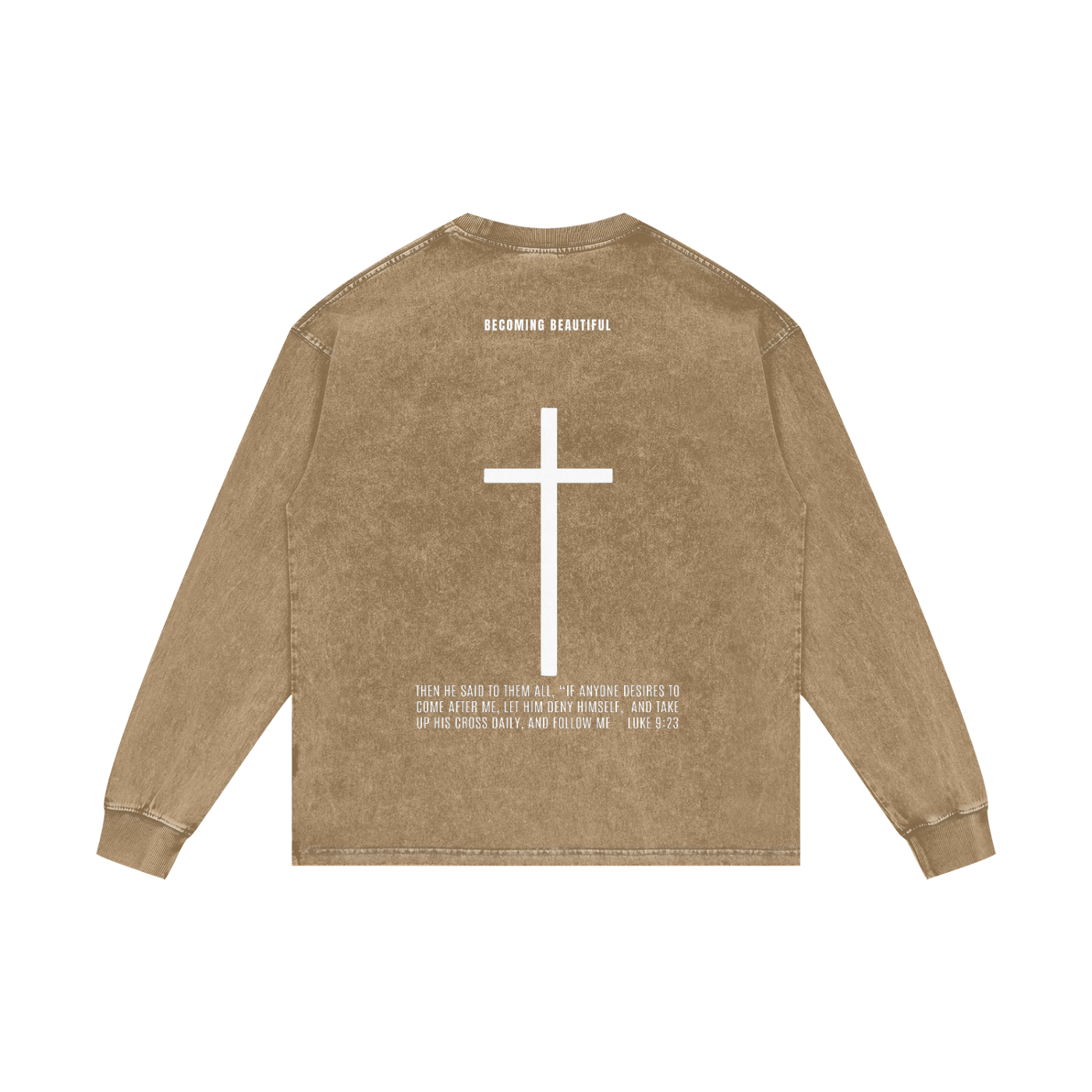 THE CROSS | LUKE 9:23 | LONG SLEEVE TEE | UNISEX